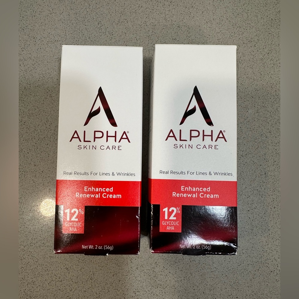 Alpha Skin Care Renewal Cream, lot of 2